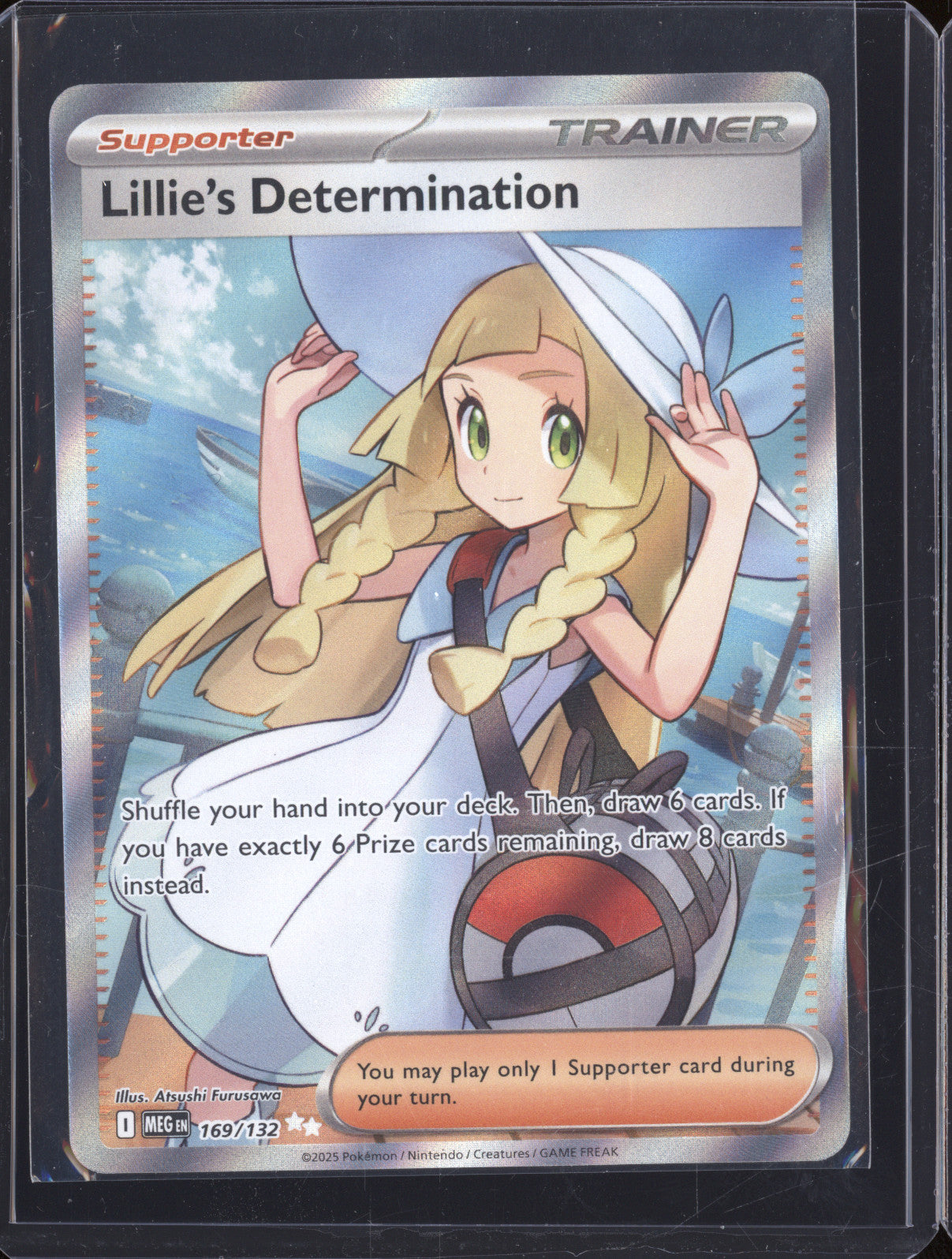 2025 Pokemon Mega Evolution 169/132 Lillie's Determination Ultra Rare