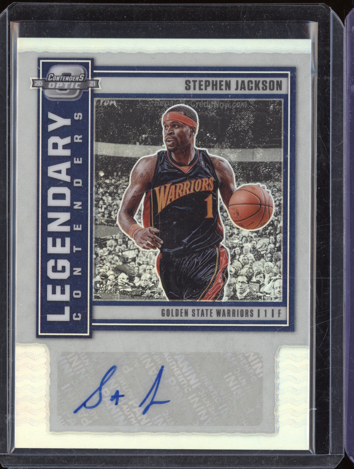 Stephen Jackson   Contenders Optic LCA-SJA Legendary Contenders Auto Silver /99