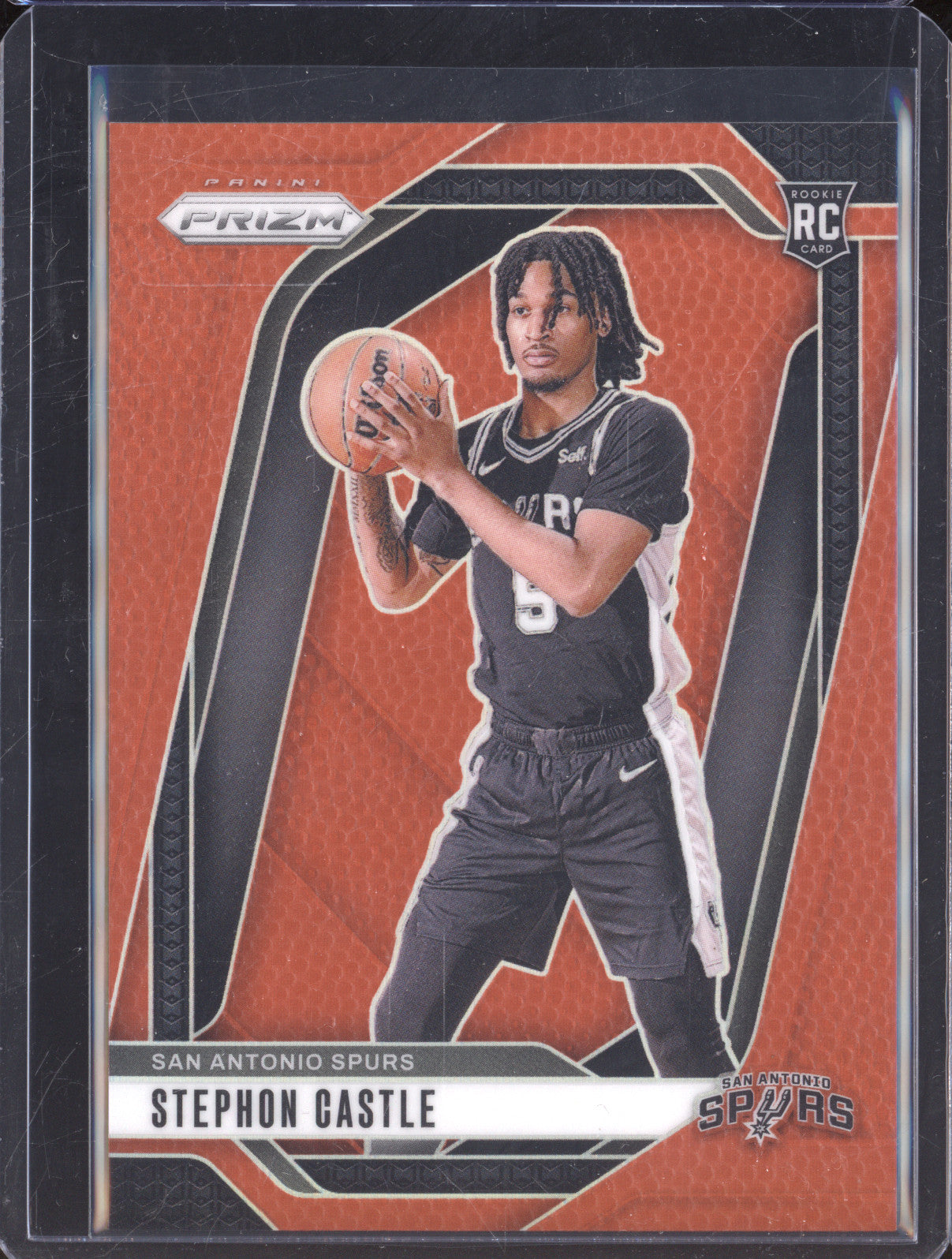 2024-25 Panini Prizm 234 Stephon Castle Basketball Prizms RC 015/225