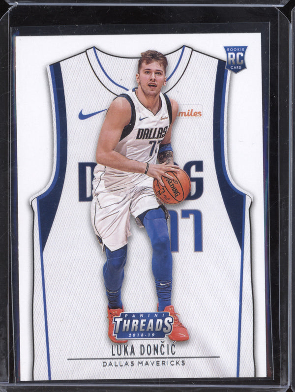 Luka Doncic 2018-19 Panini Threads 101 Rookie RC