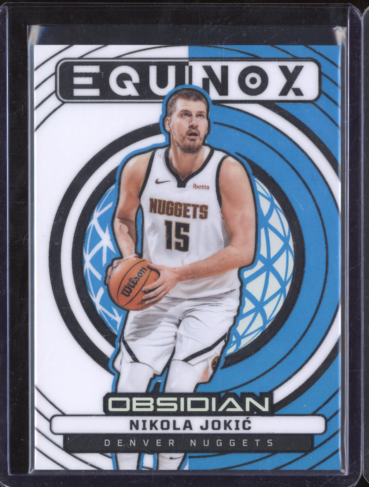 2024-25 Panini Obsidian 17 Nikola Jokic Equinox Electric Etch Blue Flood 20/30