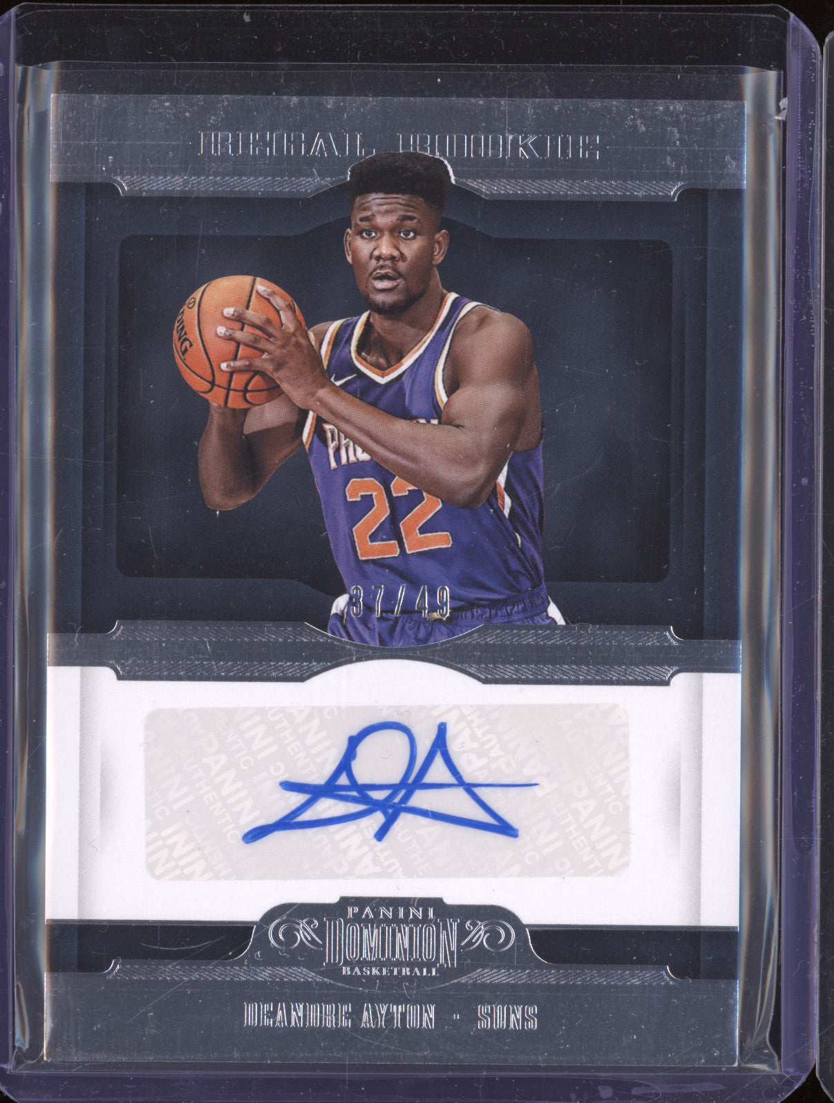 Deandre Ayton 2018-19 Panini Dominion RR-DAY Regal Rookie Auto RC 37/49