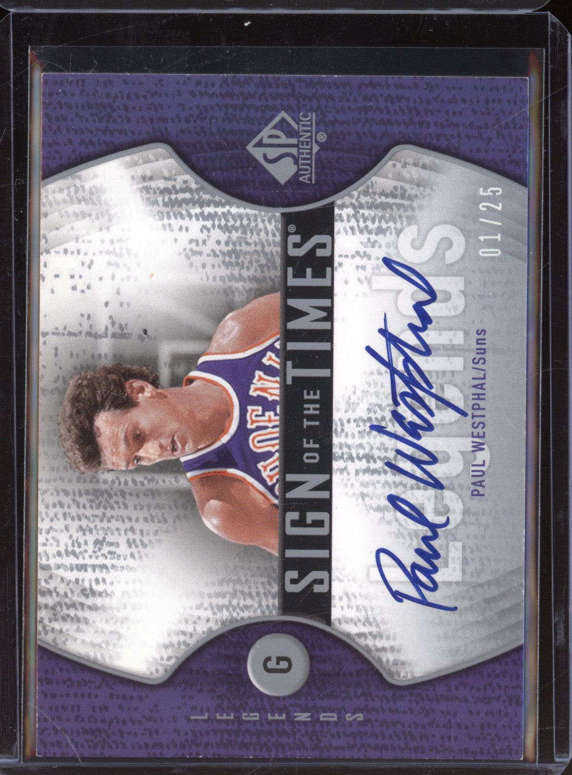 Paul Westphal 2006-07 Upper Deck Sign Of The Times Auto STL-PW /25