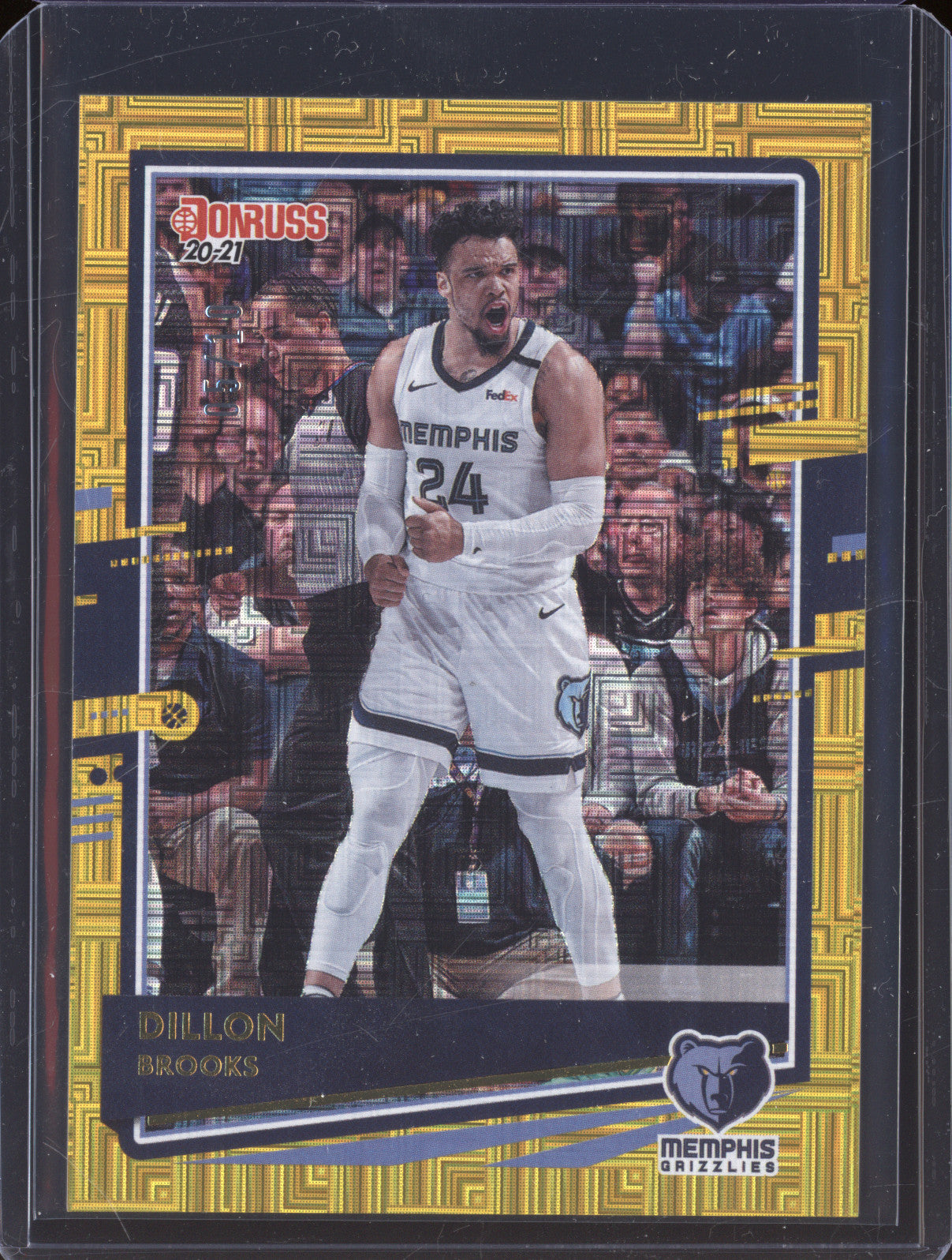 2020-21 Panini Donruss 47 Dillon Brooks Gold Choice 05/10