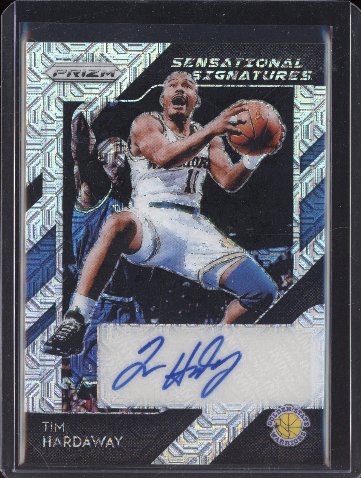 2018-19 Panini Prizm Sensational Signatures SS-THD Tim Hardaway Mojo Auto 21/25