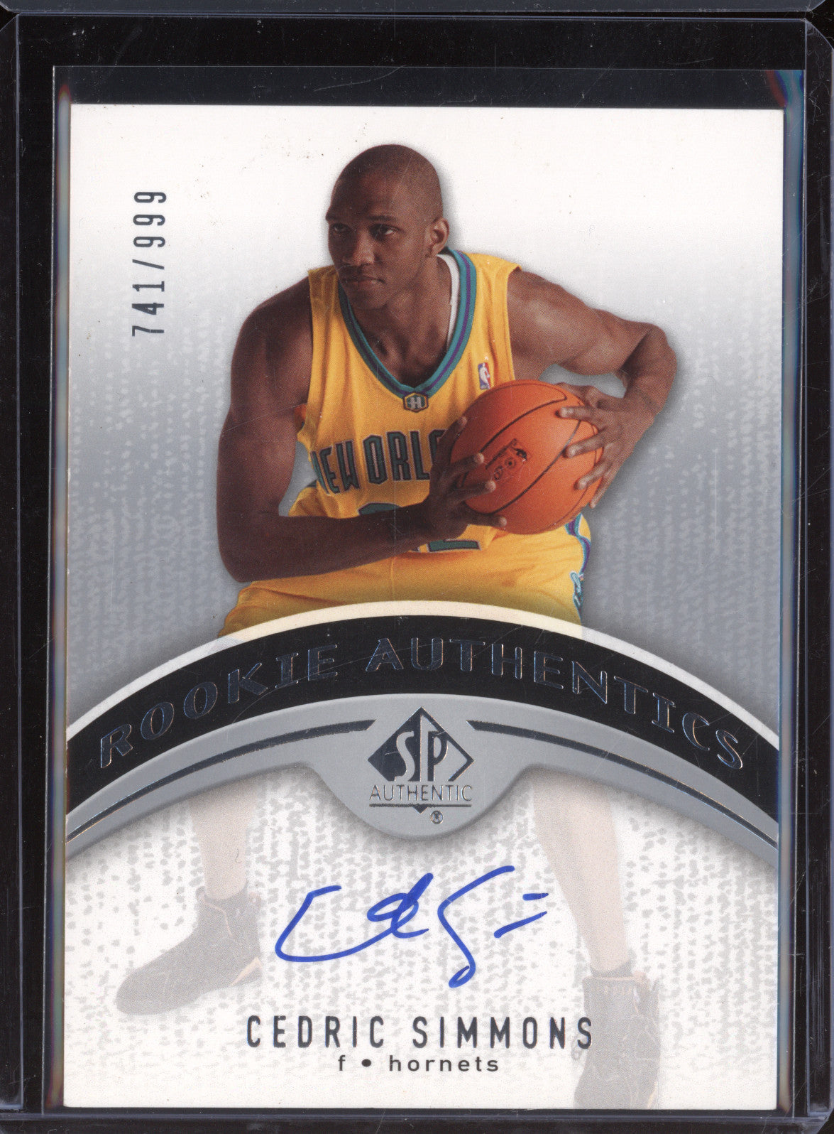 Cedric Simmons 2006-07 Upper Deck SP Authentic 103 Rookie Authentics Auto /999