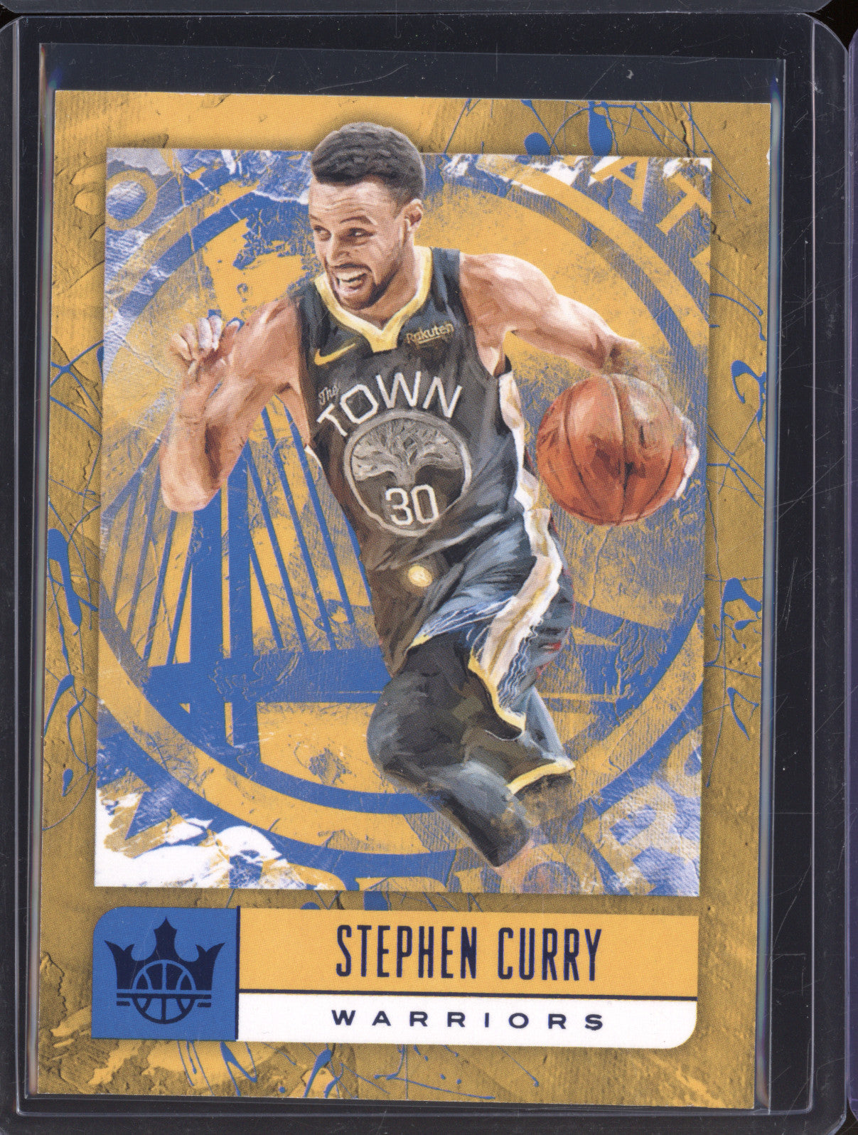 2018-19 Panini Court Kings 37 Stephen Curry Sapphire 07/25