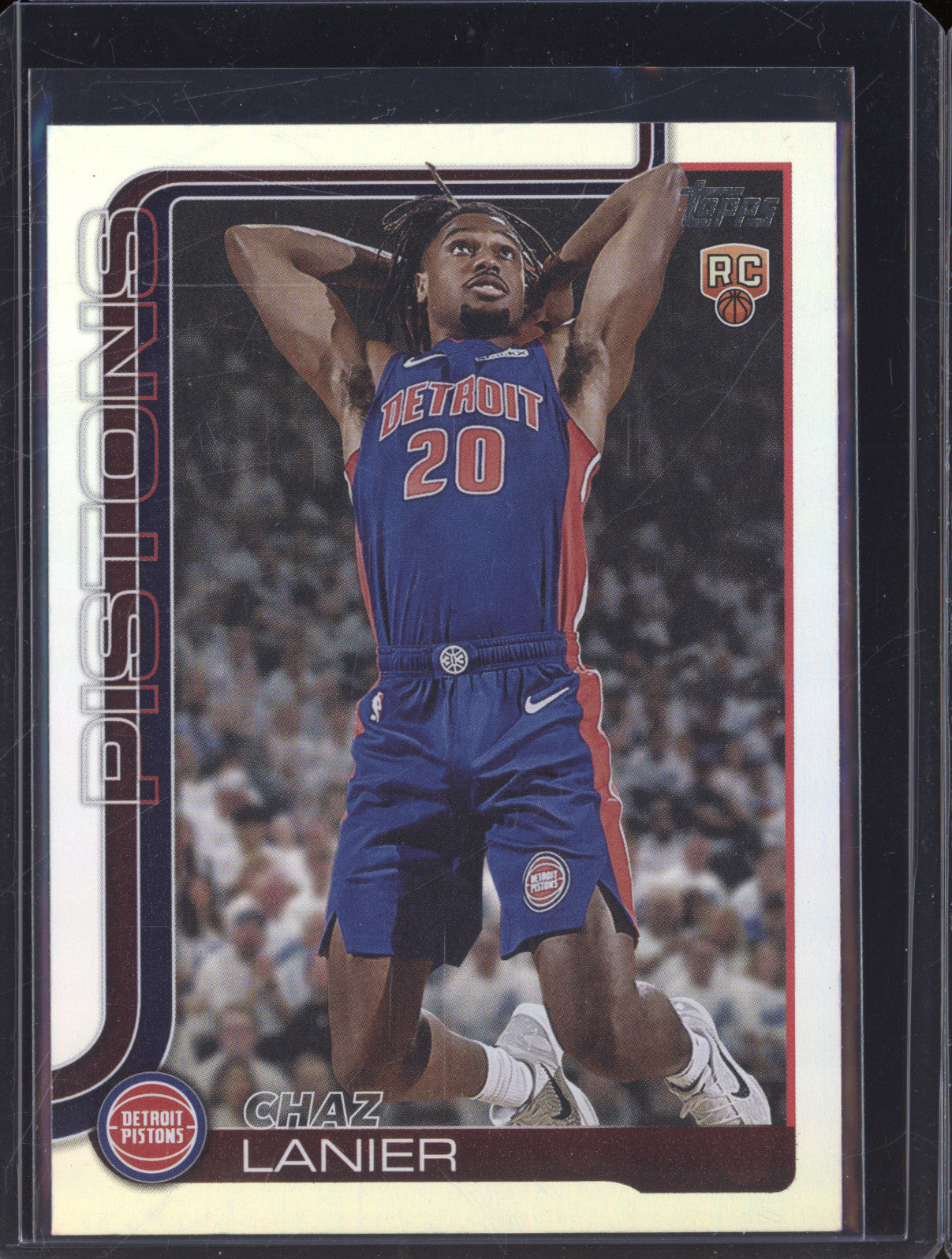 2025 NBA Basketball Topps 238 Chaz Lanier Rainbow Foilboard Holo Rookie RC