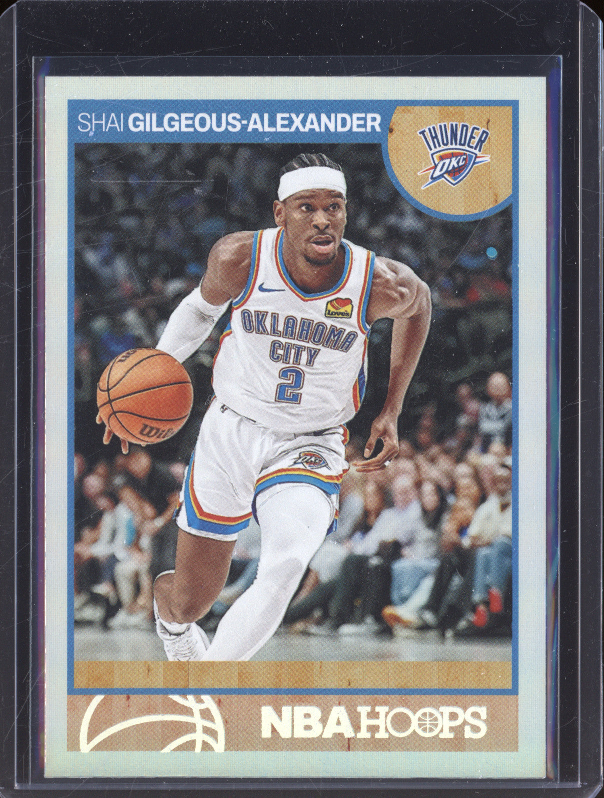 2024-25 Panini Hoops 5 Shai Gilgeous-Alexander Throwback Silver Holo