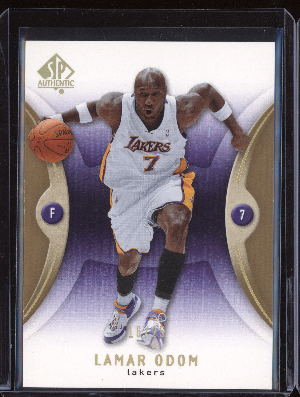 Lamar Odom 2006-07 Upper Deck SP Authentic 38 Gold /25