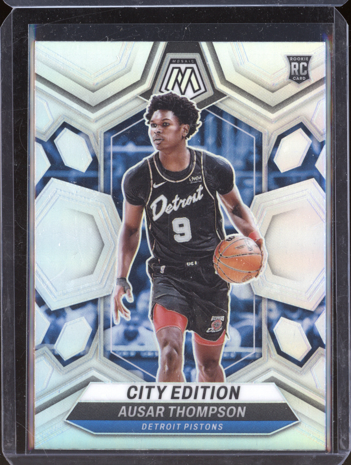 2023-24 Panini Mosaic 290 Ausar Thompson City Edition Silver RC