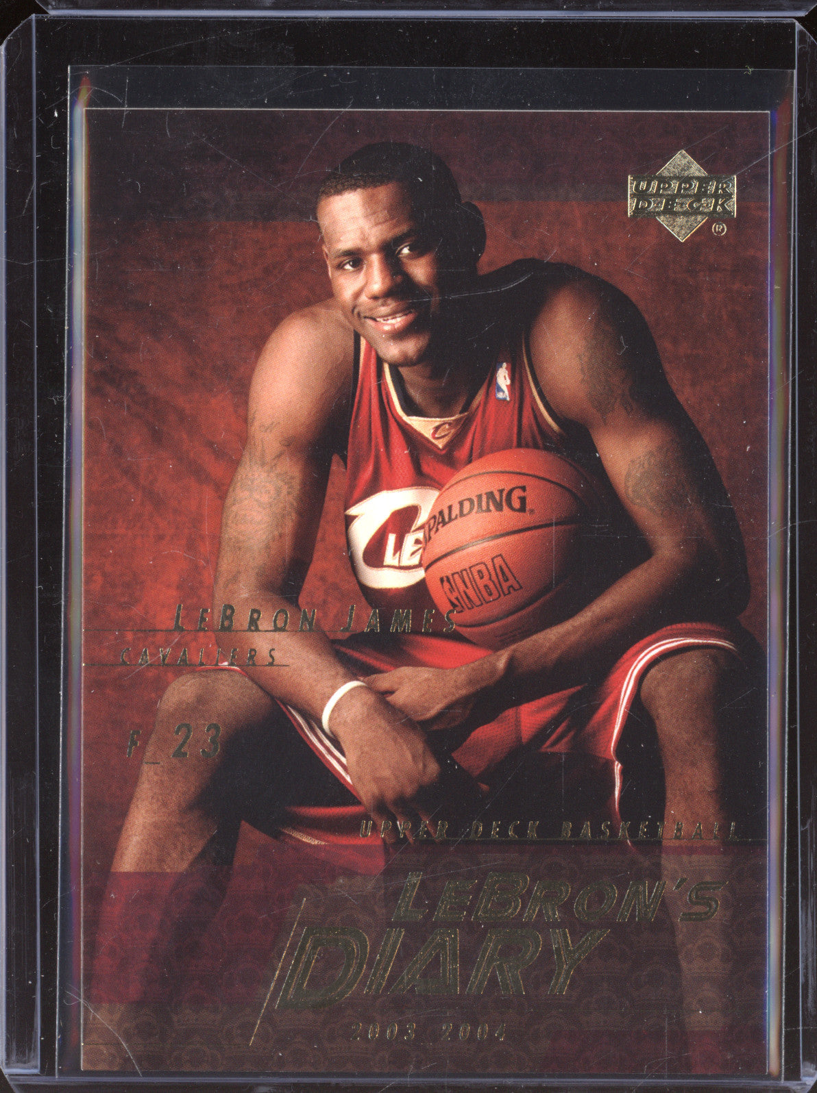 LeBron James 2003 Upper Deck LJ11 Diary