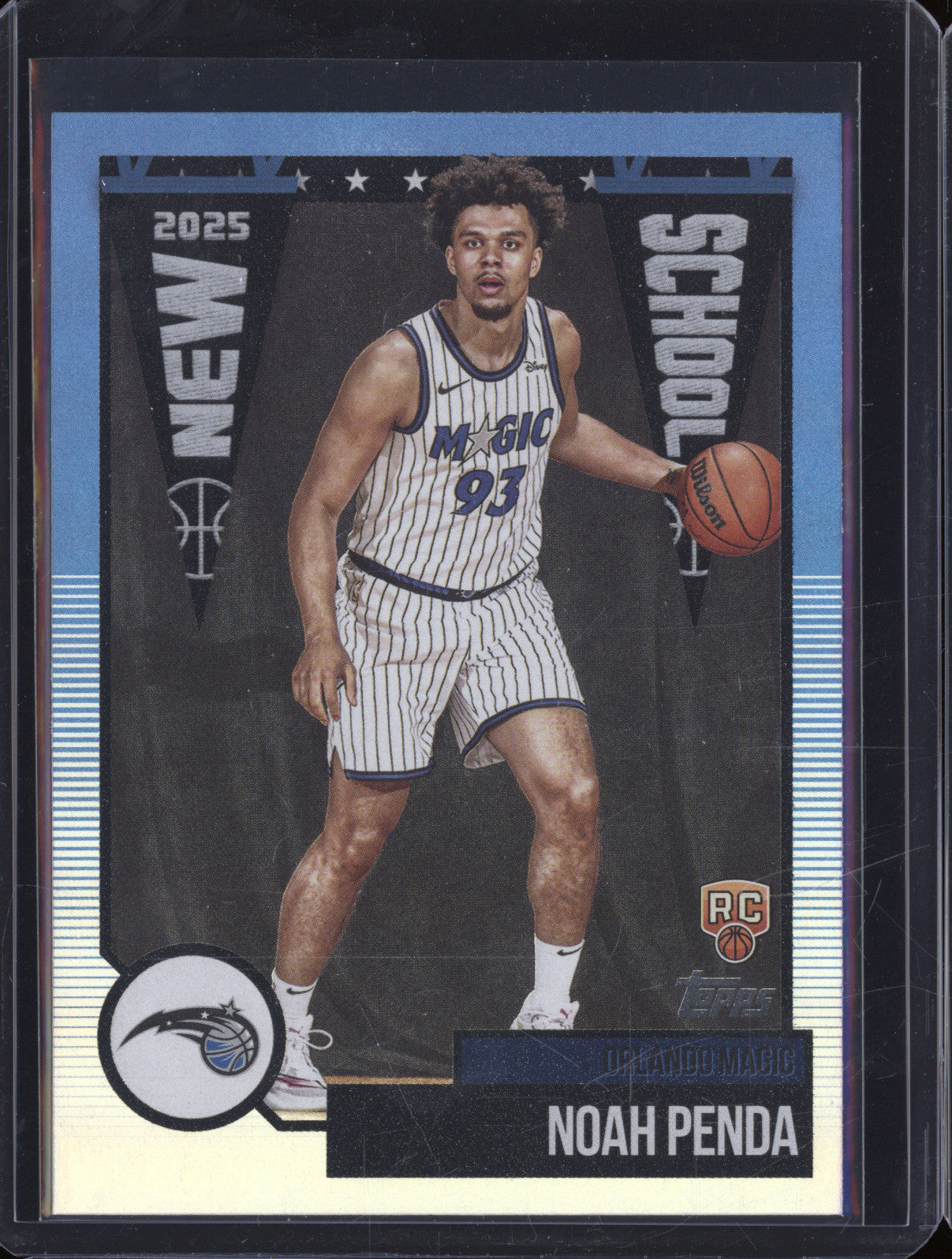 2025 NBA Basketball Topps NS-32 Noah Penda New School Holo Rookie RC