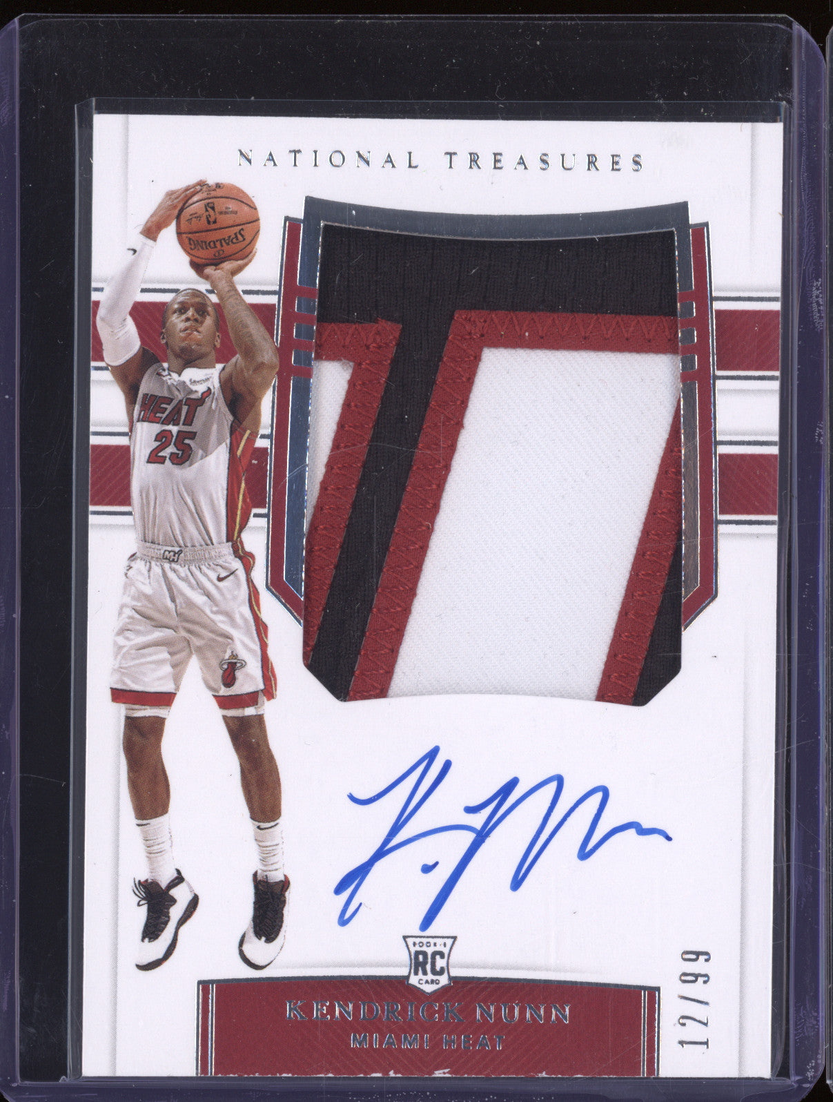 2019-20 Panini National Treasures 150 Kendrick Nunn RPA 12/99