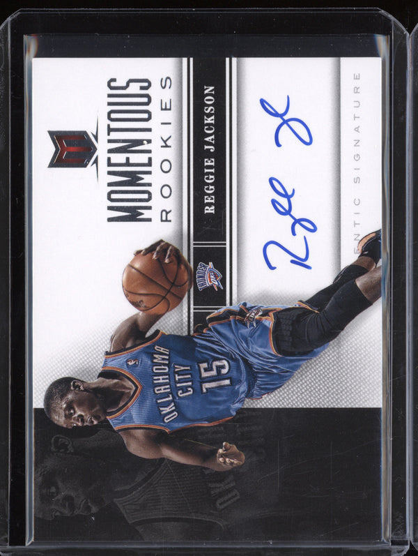 Reggie Jackson 2012-13 Panini Momentum 70 Momentous Rookies Autographs RC