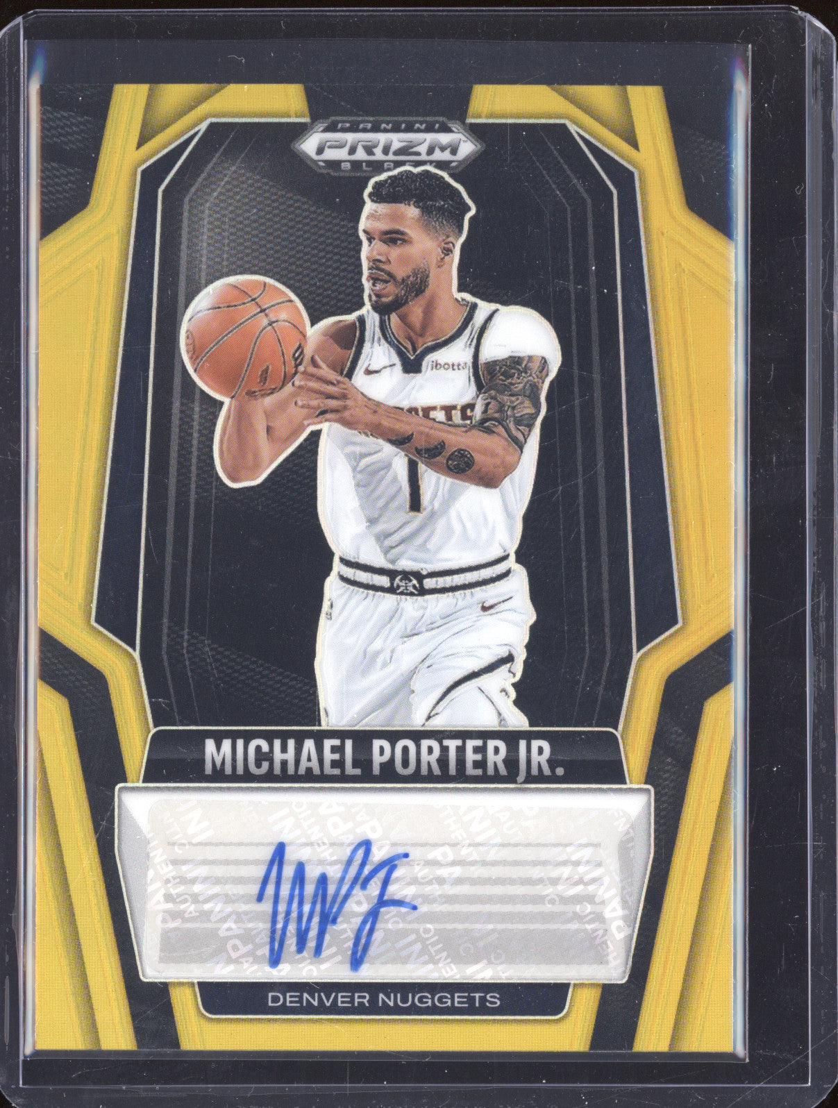 Michael Porter Jr. 2024-25 Panini Prizm Black SIG-MPJ Gold /10