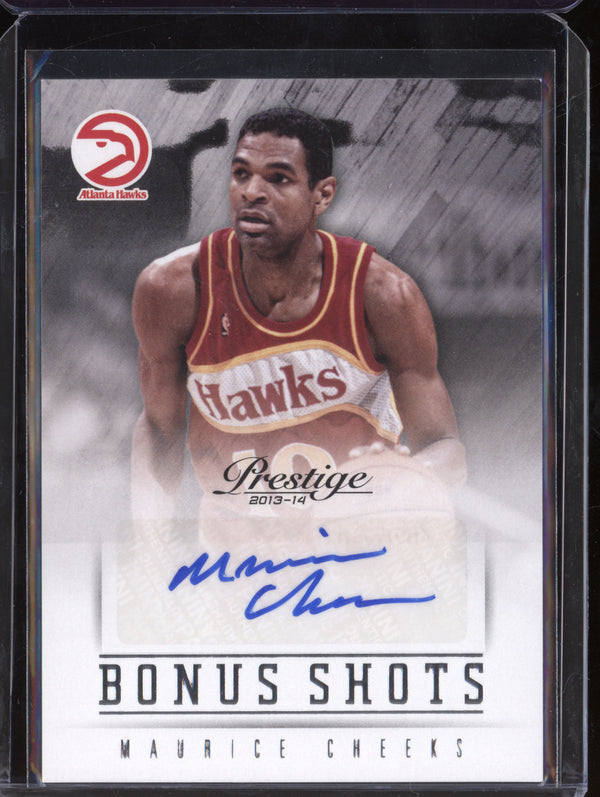 Maurice Cheeks 2013-14 Panini Prestige 34 Bonus Shot Auto