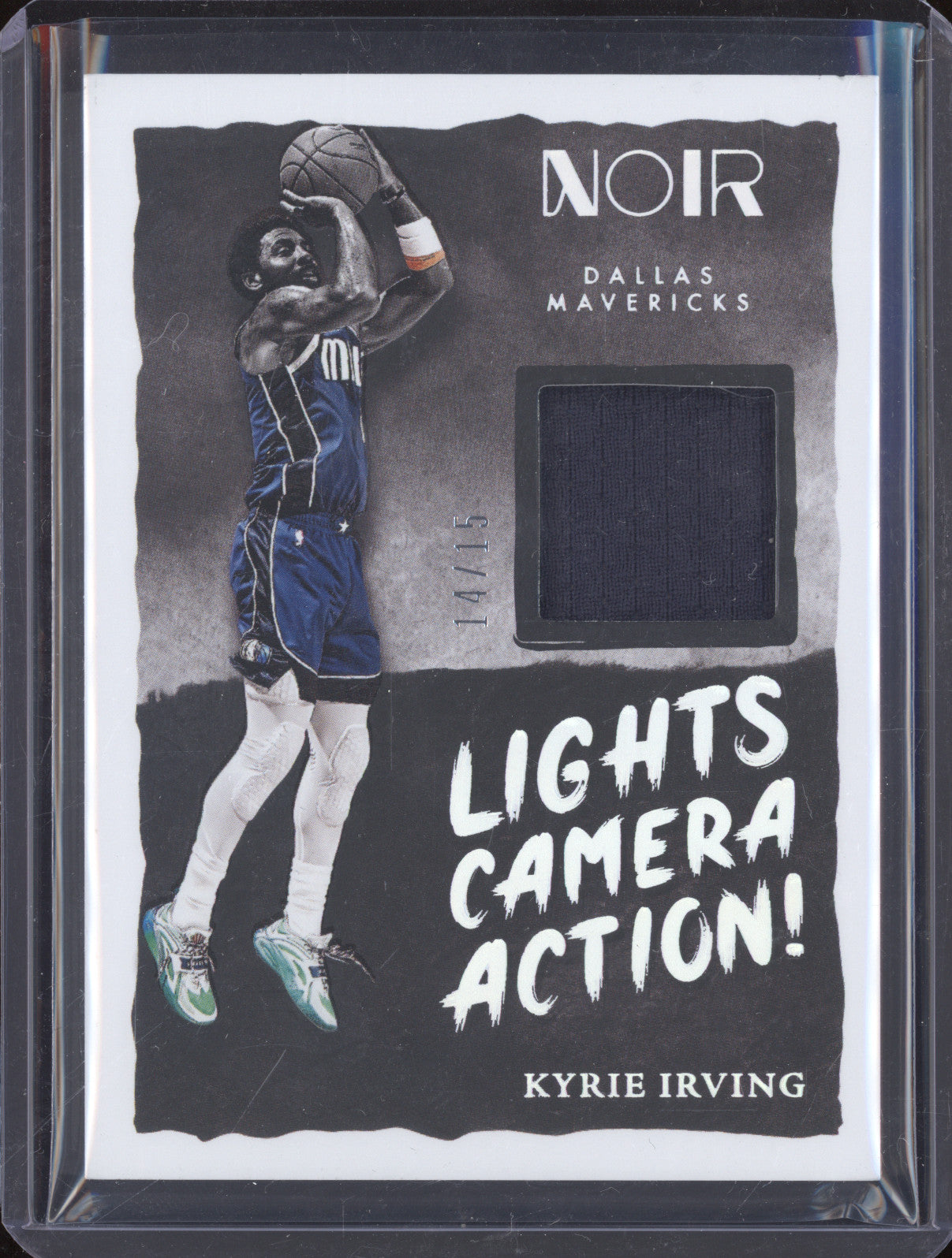 2024-25 Panini Noir Kyrie Irving LCA-IRV Lights Camera Action 14/15