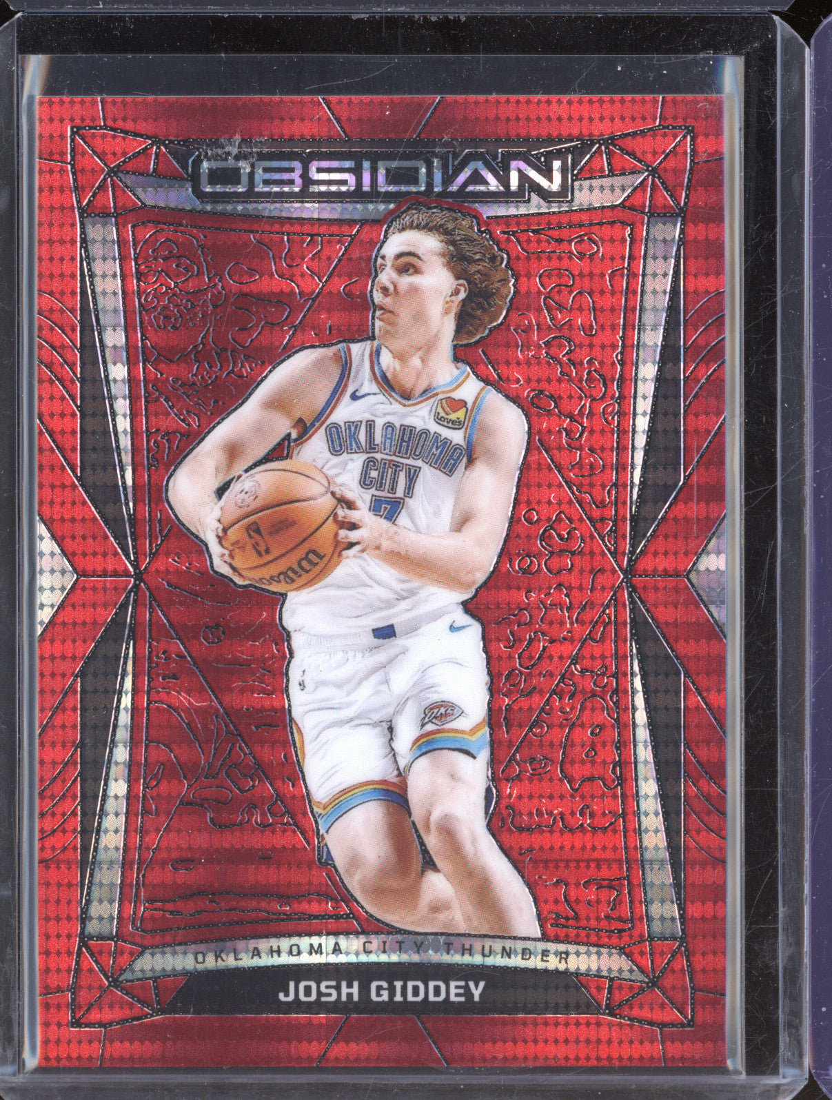 2023-24 Panini Obsidian 73 Josh Giddey Lucky Envelopes 2/8