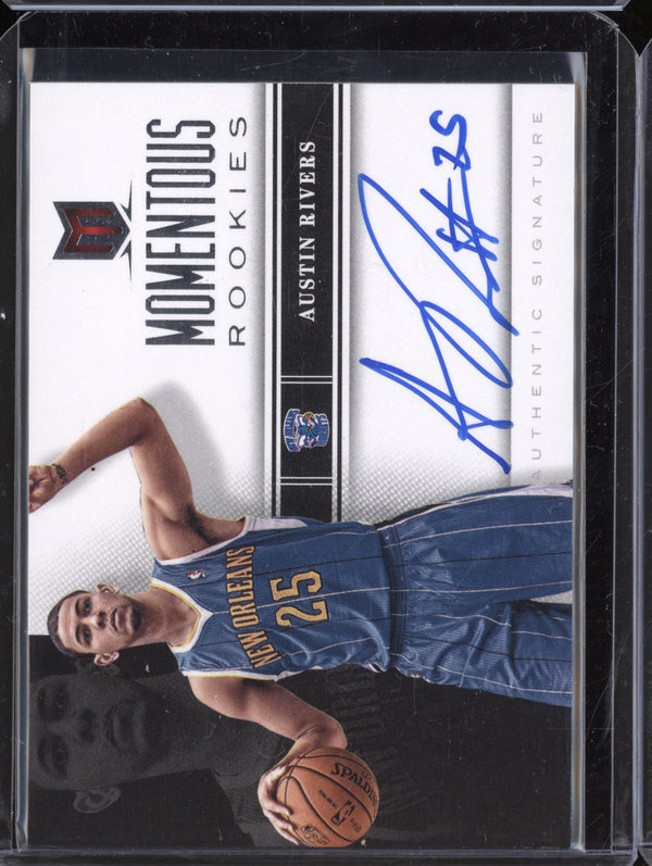 Austin Rivers 2012-13 Panini Momentum 64 Momentous Rookies Autographs RC