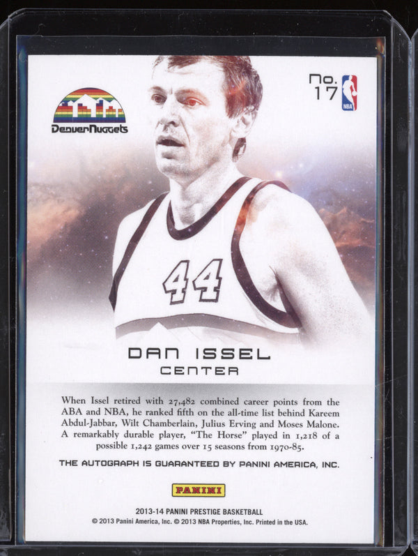 Dan Issel 2013-14 Panini Prestige 17 Stars of the NBA Auto 33/99