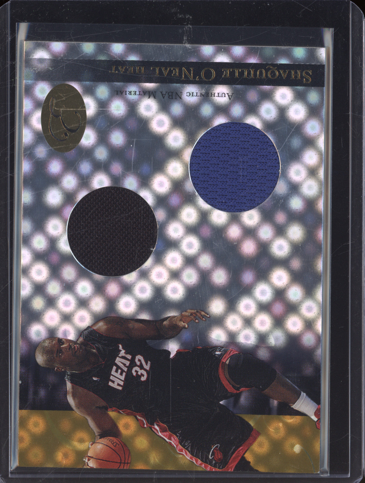 2006 Topps Bowman Elevation Basketball BPDR-SO Shaquille O'Neal Dual Relic 14/25