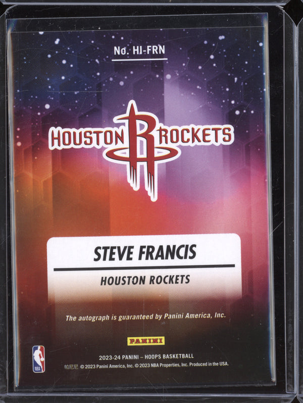 Steve Franics 2023-24 Panini Hoops HI-FRN Hoops Ink