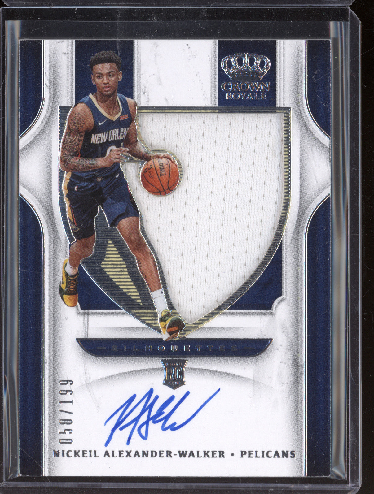 Nickeil Alexander-Walker  Panini Crown Royale 114 Rookie Silhouettes RC 50/199