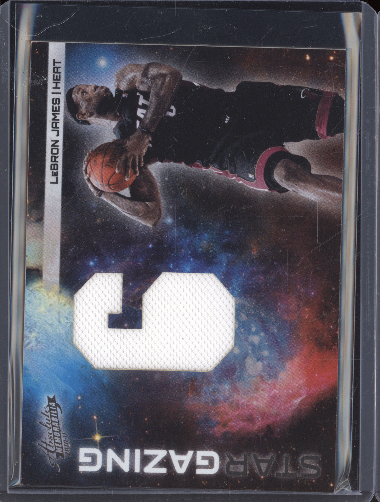 2011 Panini Absolute Memorabilia 1 LeBron James Star Gazing Game Worn 04/25