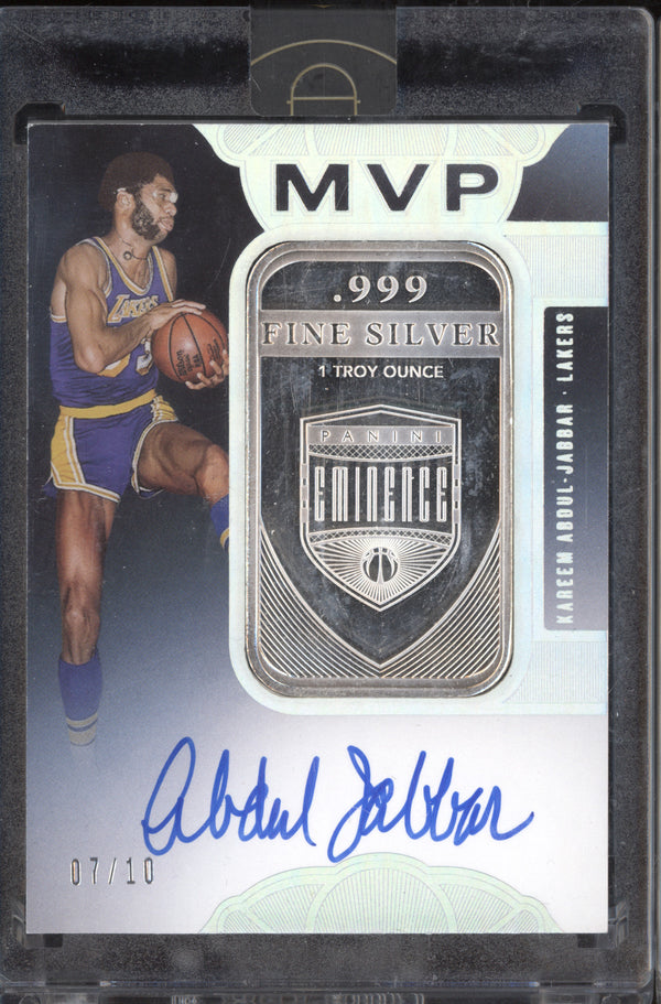 Kareem Abdul-Jabbar 2019-20 Panini Eminence MVP-KJ4 7/10