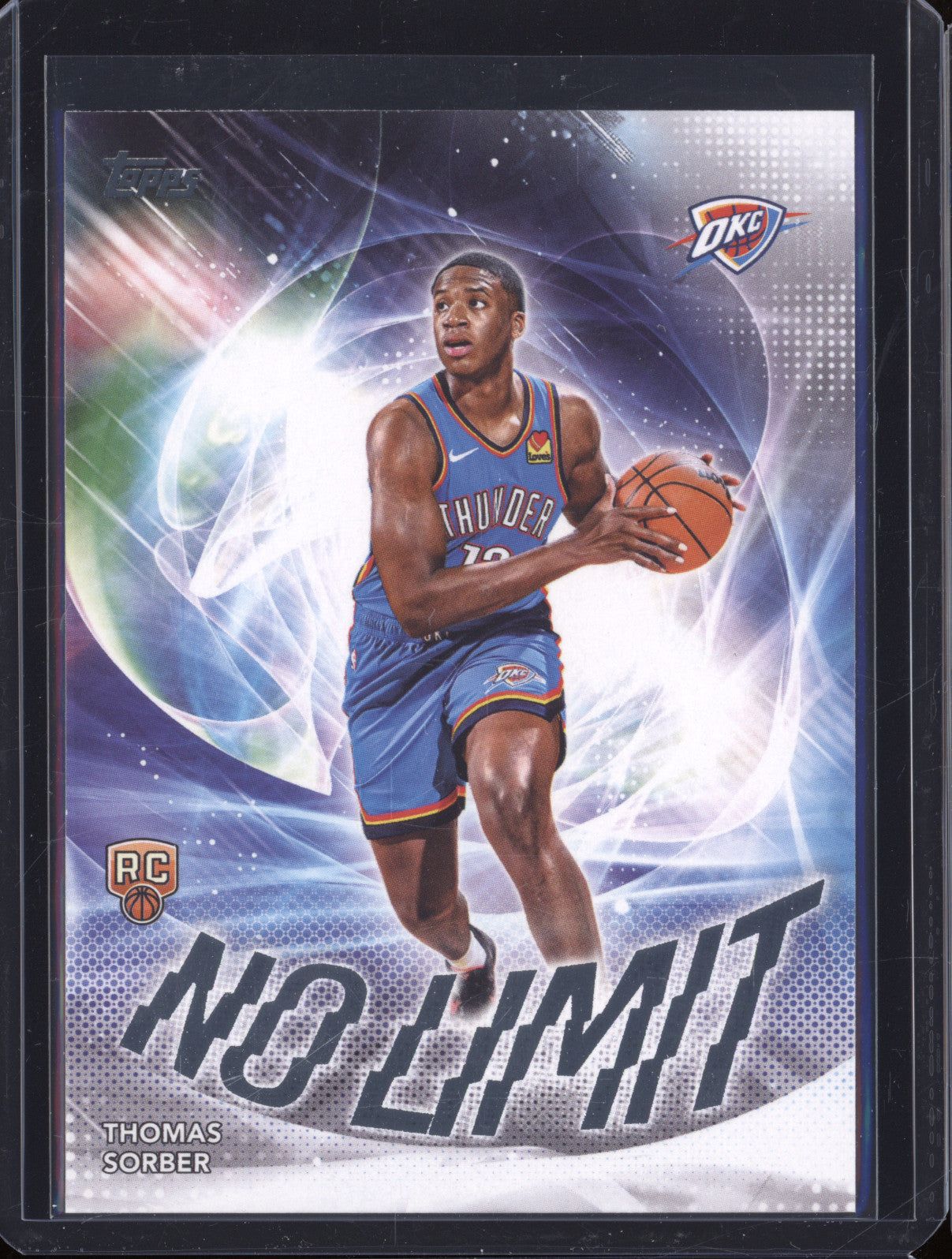 2025 NBA Basketball Topps NL-15 Thomas Sorber No Limit Rookie RC