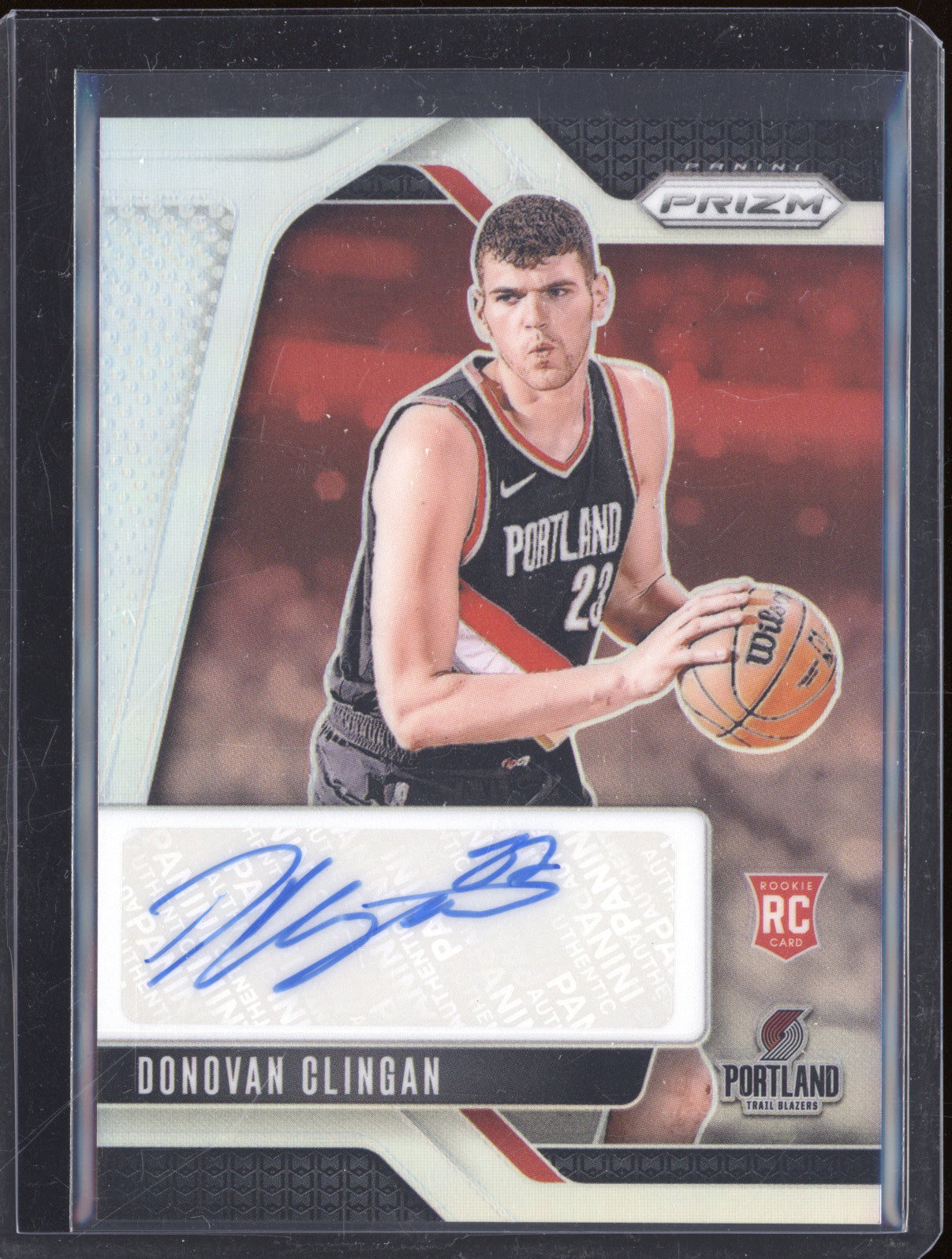 2024-25 Panini Prizm RSI-DCB Donovan Clingan Silver Prizm Rookie Auto RC