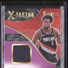 Rodney Hood 2020-21 Panini Select XF-RHD X-Factor Memorabilia Auto Purple 56/99