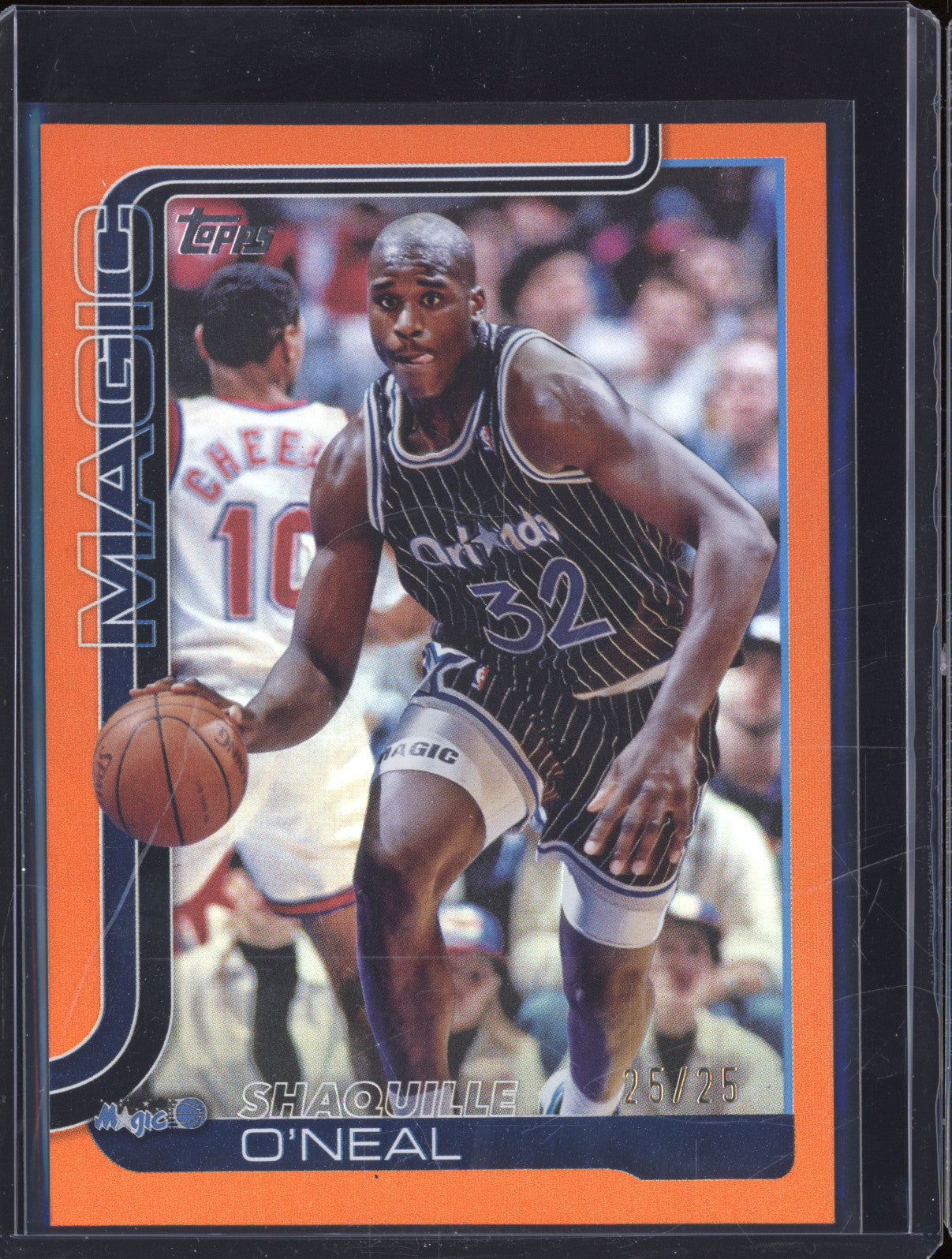 2025 NBA Basketball Topps Shaquille O'Neal 260 Orange Rainbow /25