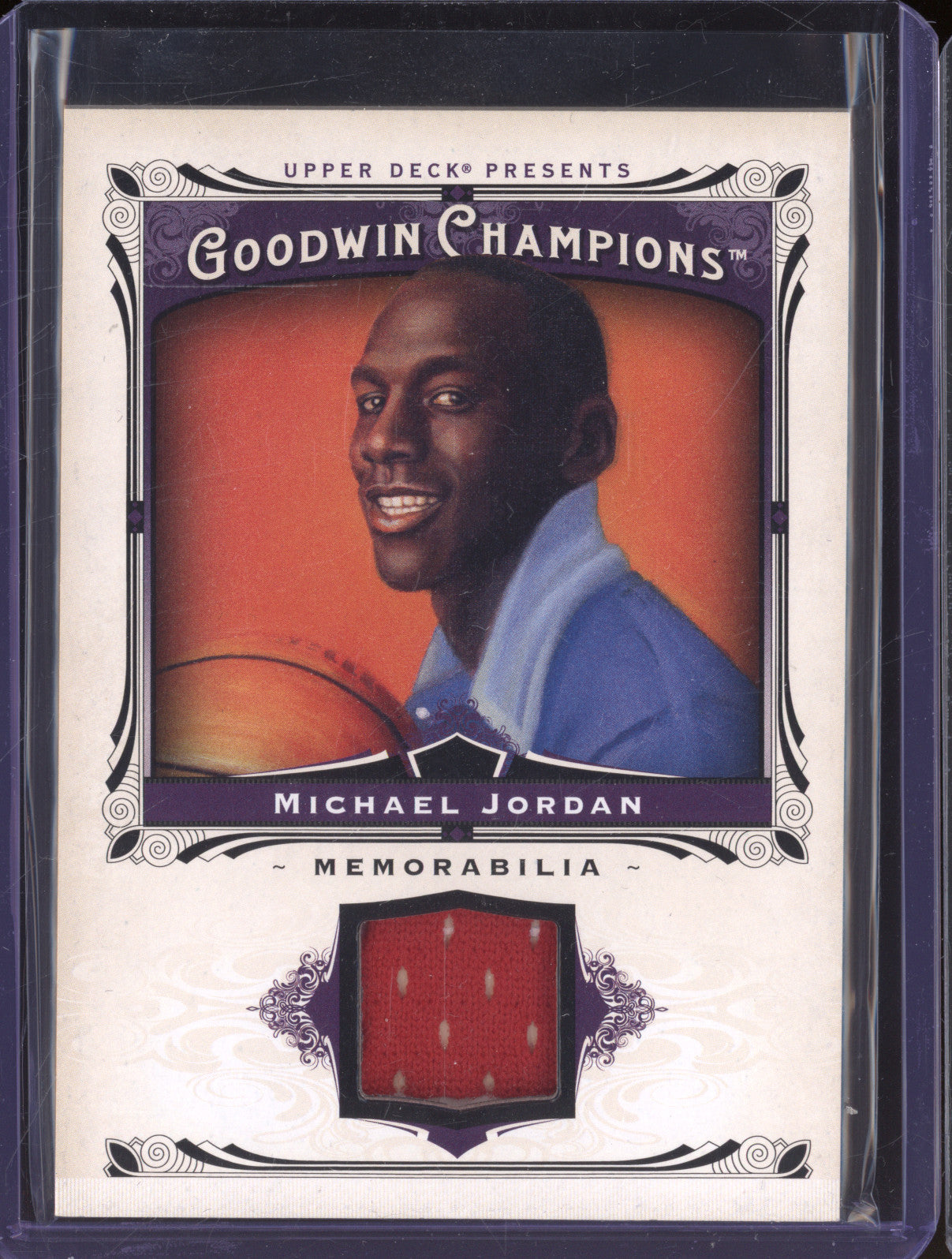 2013 Upper Deck Goodwin Champions M-MJ Michael Jordan Game Used Memorabilia