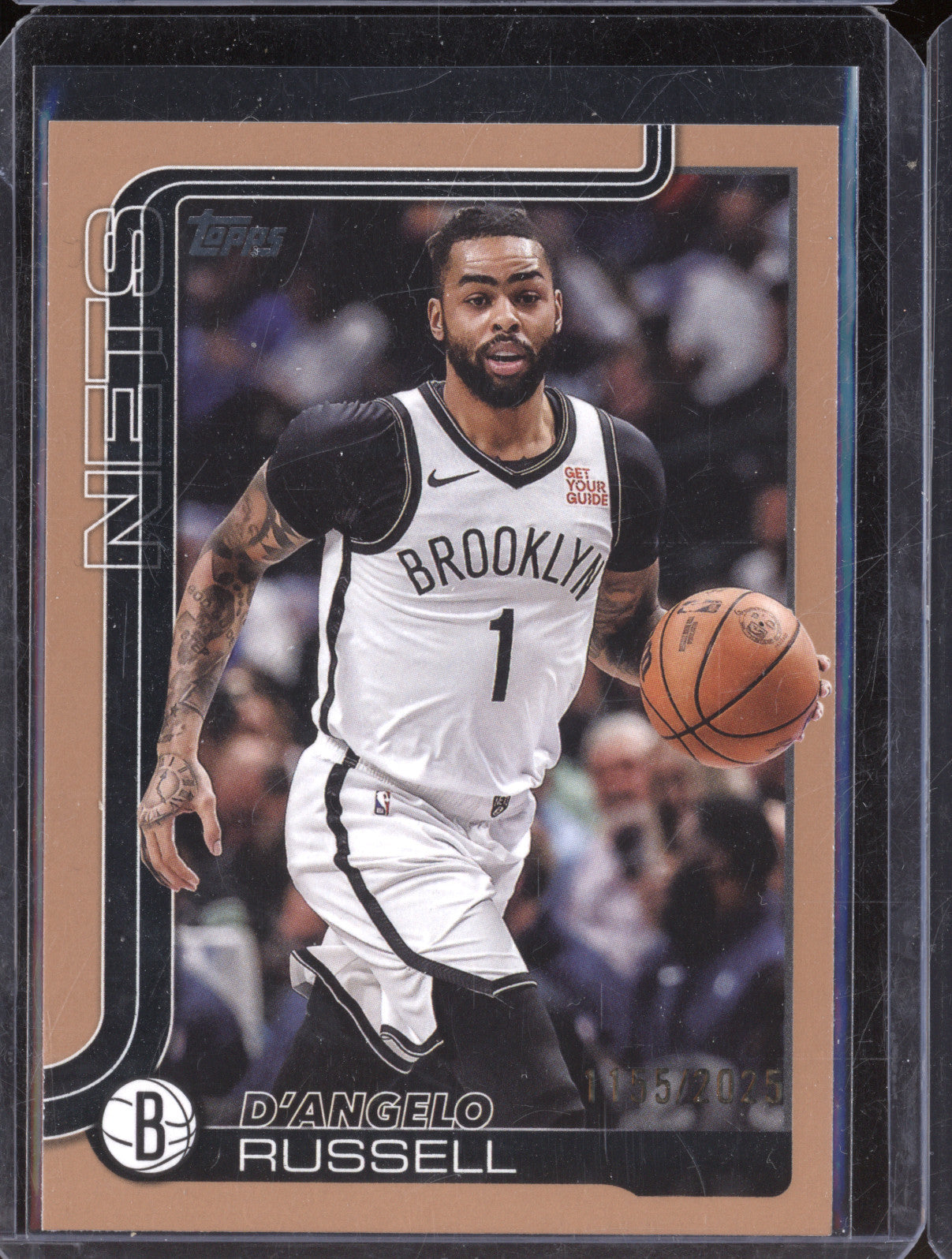 2025 NBA Basketball Topps 8 D'Angelo Russell Gold 1155/2025