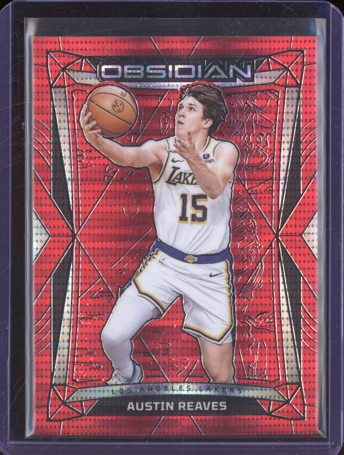 2023-24 Panini Obsidian 115 Austin Reaves Lucky Envelopes 1/8