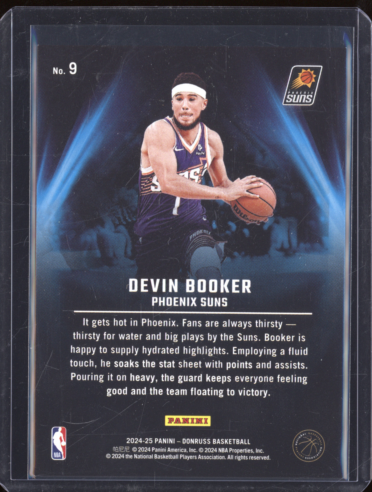 2024-25 Panini Donruss 9 Devin Booker Playmakers