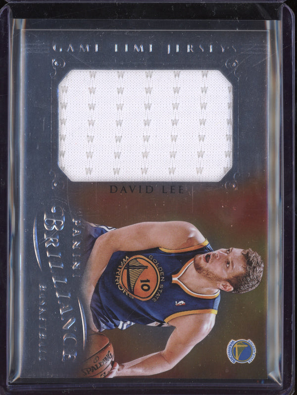 David Lee 2012-13 Panini Brilliance 13 Game Time Jerseys