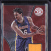 Pau Gasol 2012-13 Panini Totally Certified 42 Totally Red Memorabilia