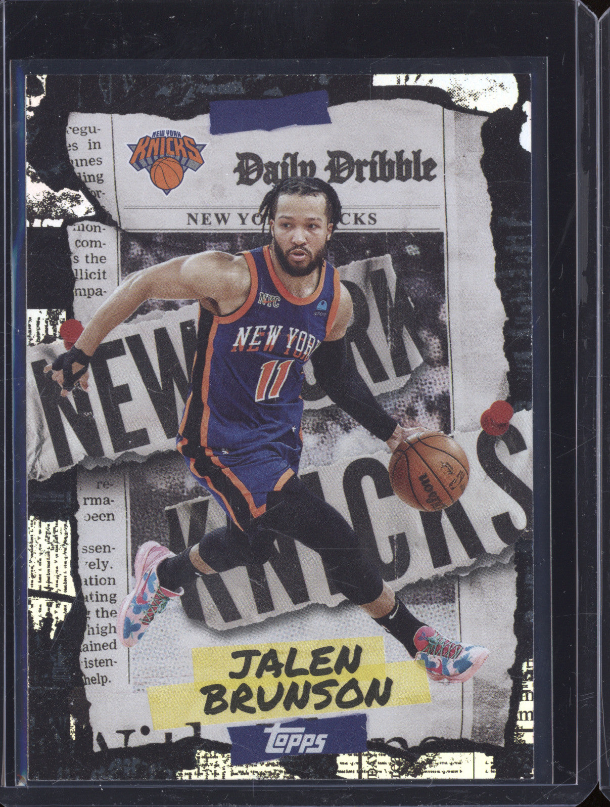 2025 NBA Basketball Topps Jalen Brunson DD-10 Daily Dribble