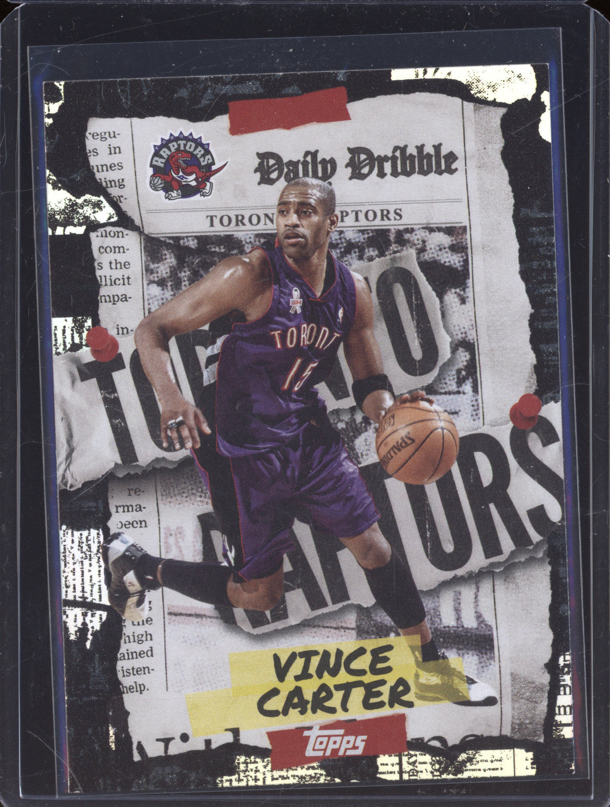 2025 NBA Basketball Topps Vince Carter DD-30 Daily Dribble