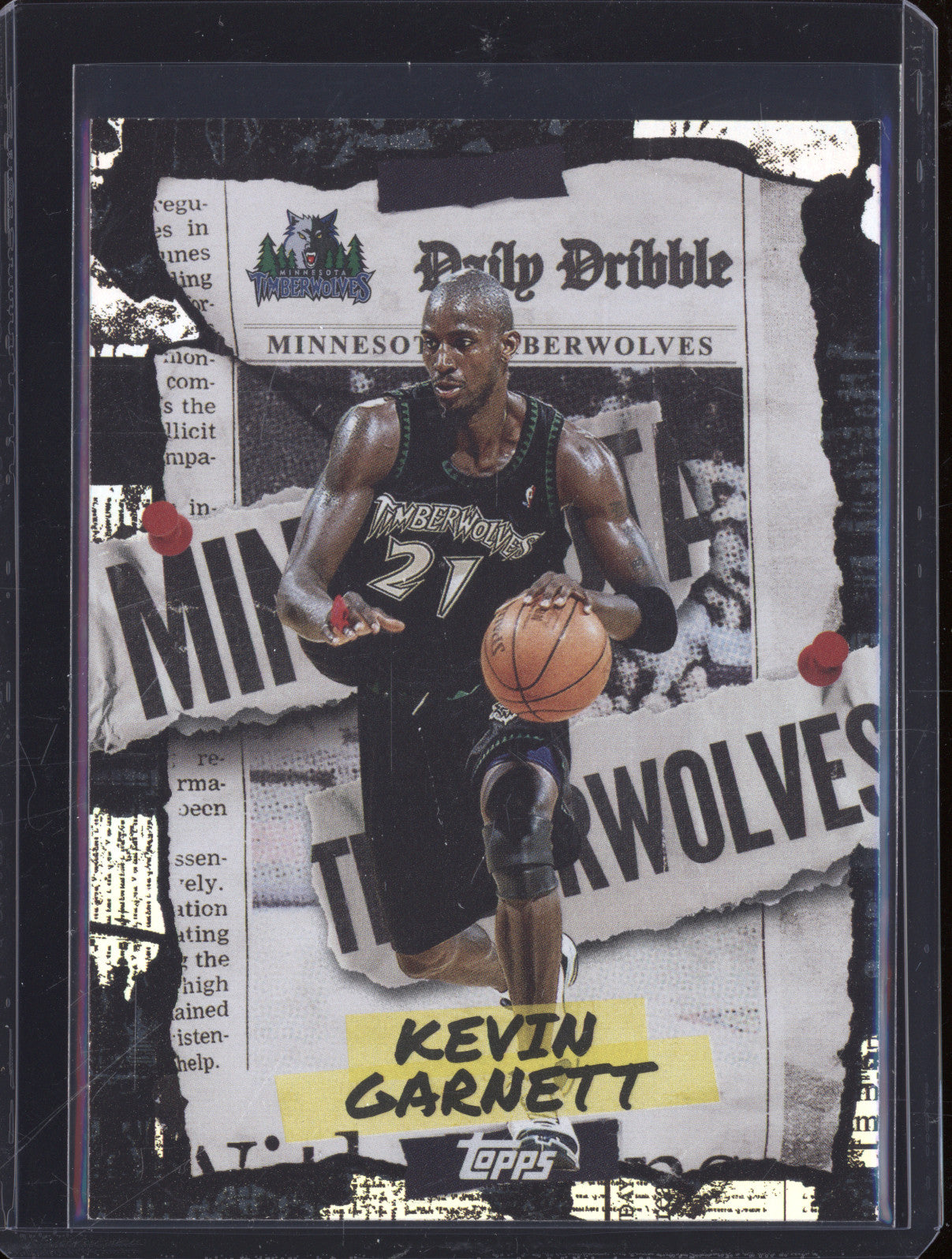 2025 NBA Basketball Topps Kevin Garnett DD-27 Daily Dribble