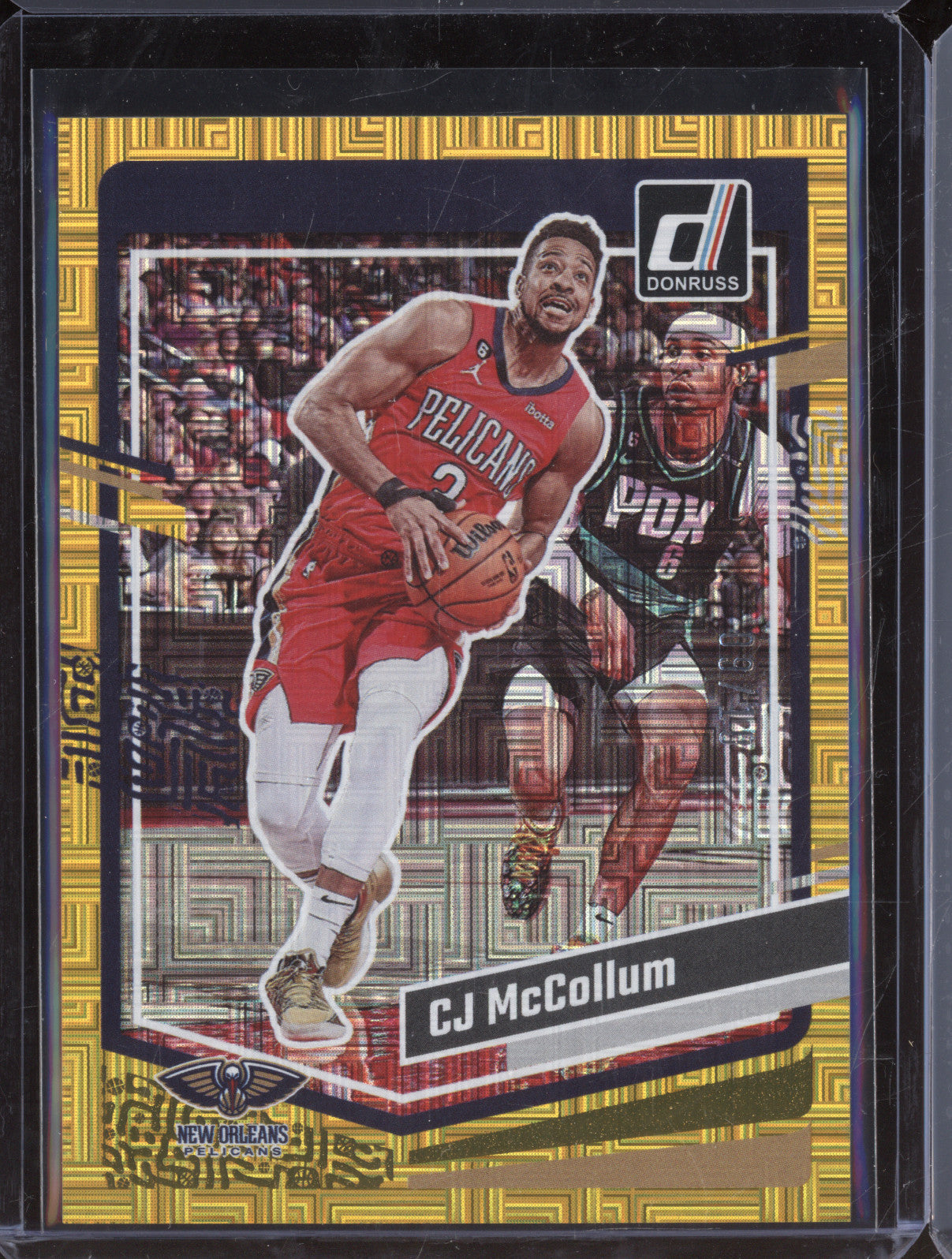 CJ McCollum 2023-24 Donruss 95 Choice Gold /10
