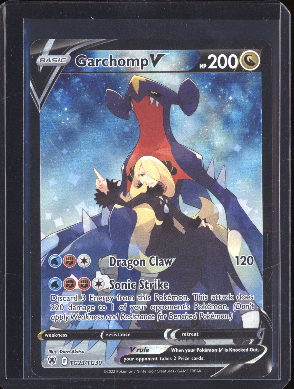 2022 Pokemon Astral Radiance TG23/TG30 Garchomp V Holo