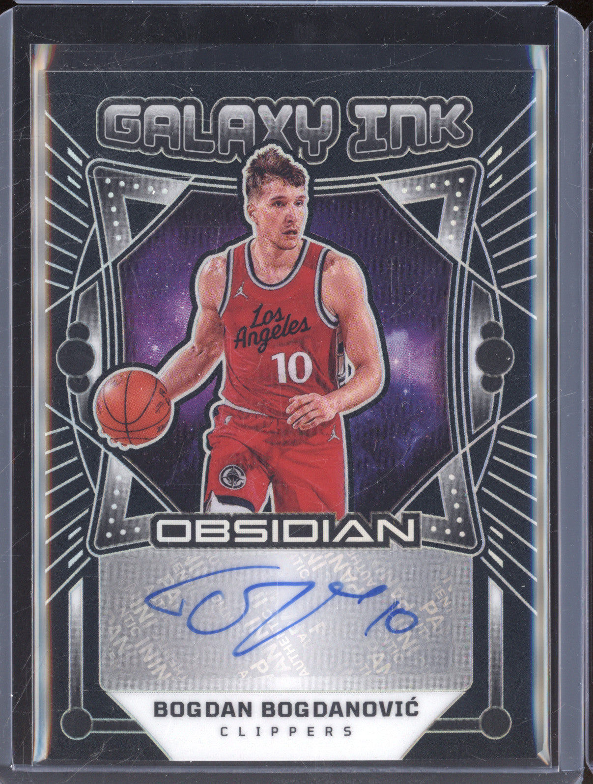 Bogdan Bogdanovic 2024-25 Panini Obsidian GI-BOG Galaxy Ink Auto /149