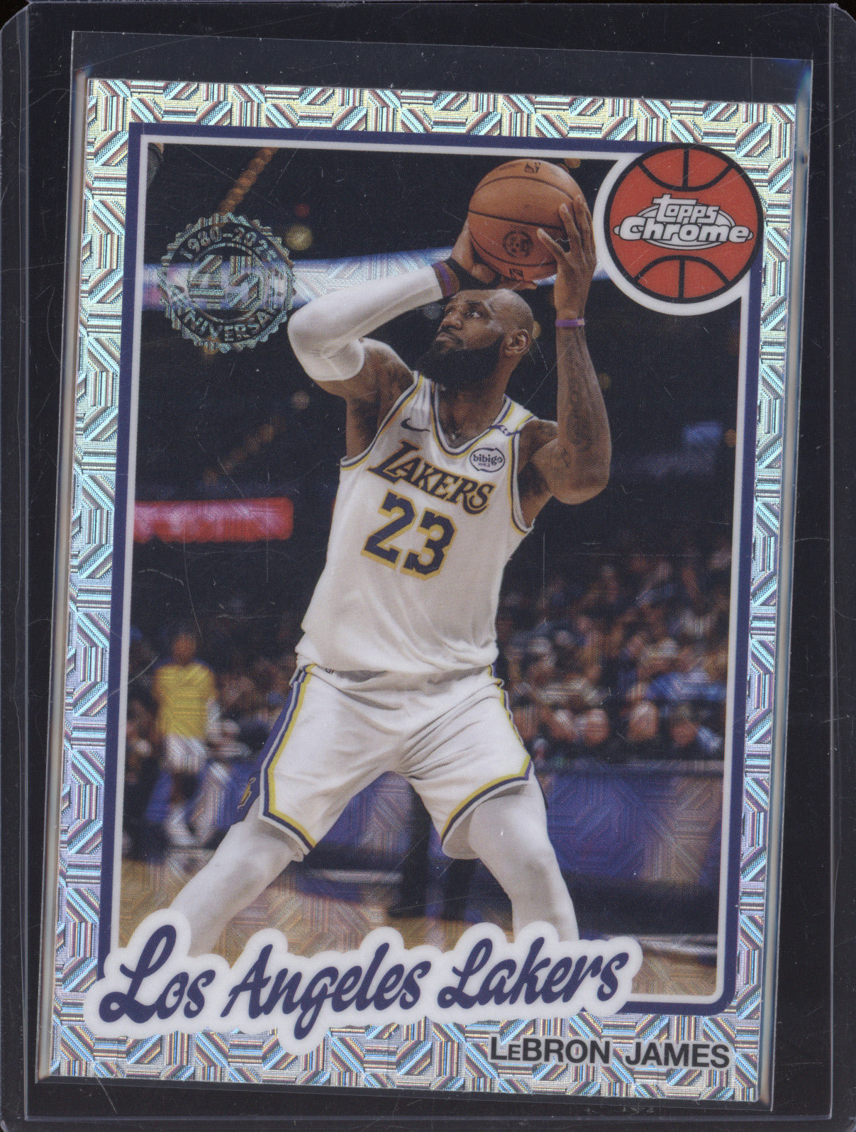2025 NBA Basketball Topps LeBron James TC-LJ 1980 Chrome