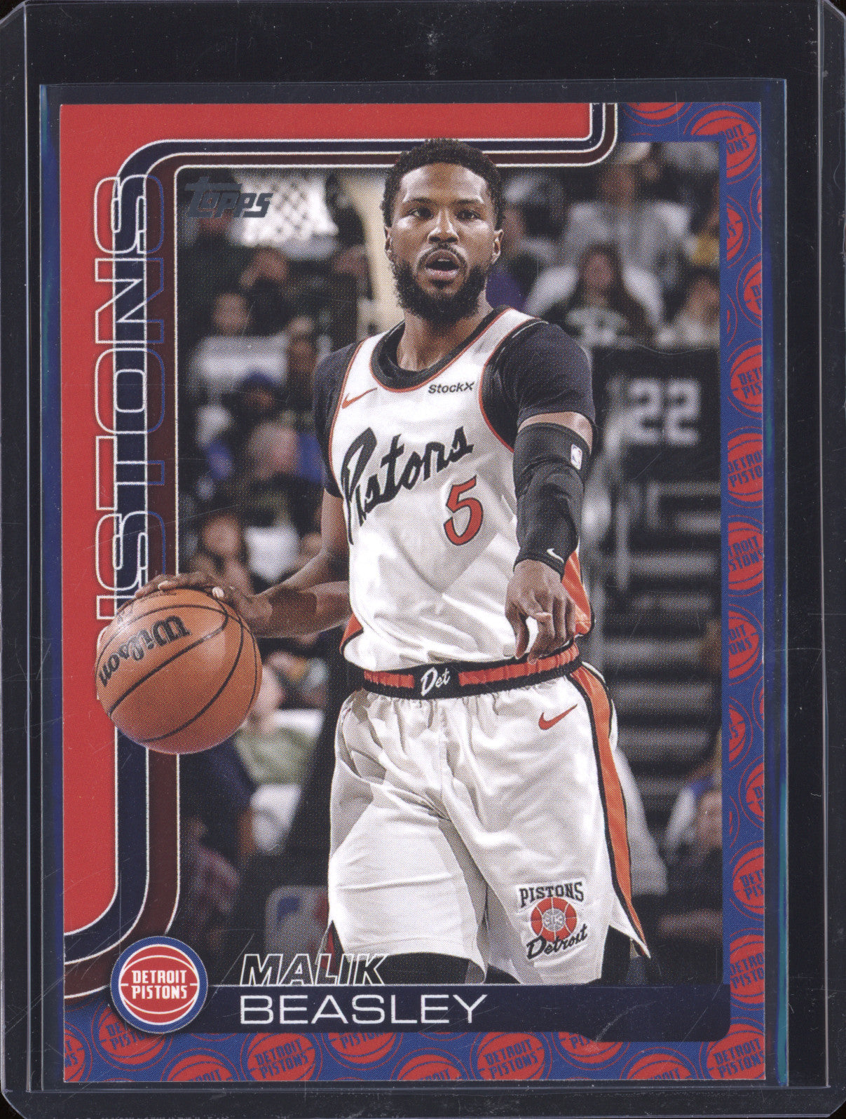 2025 NBA Basketball Topps Malik Beasley 43 Team Colour Border