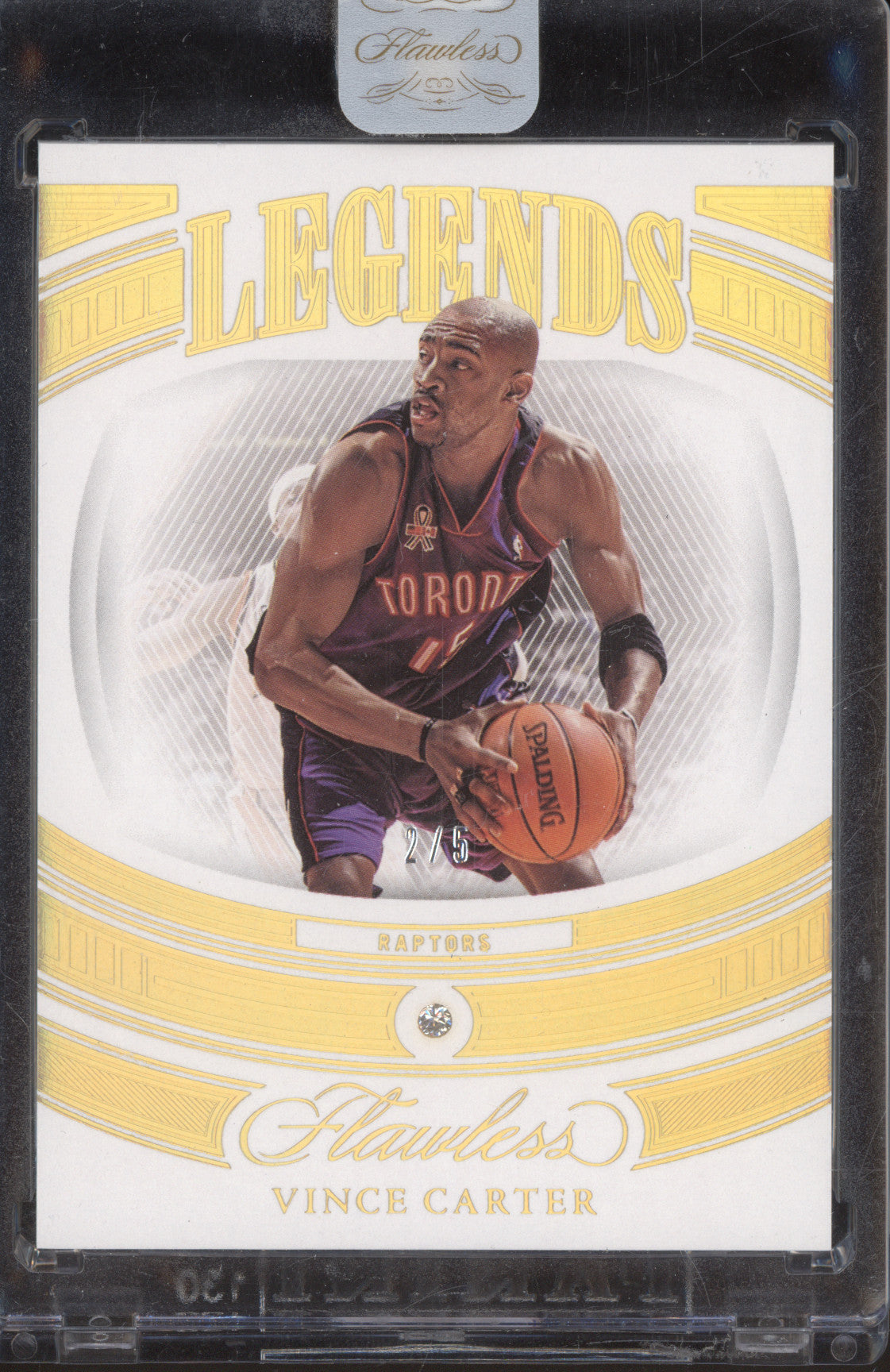 2022-23 Panini Flawless 118 Vince Carter Legends 2/5