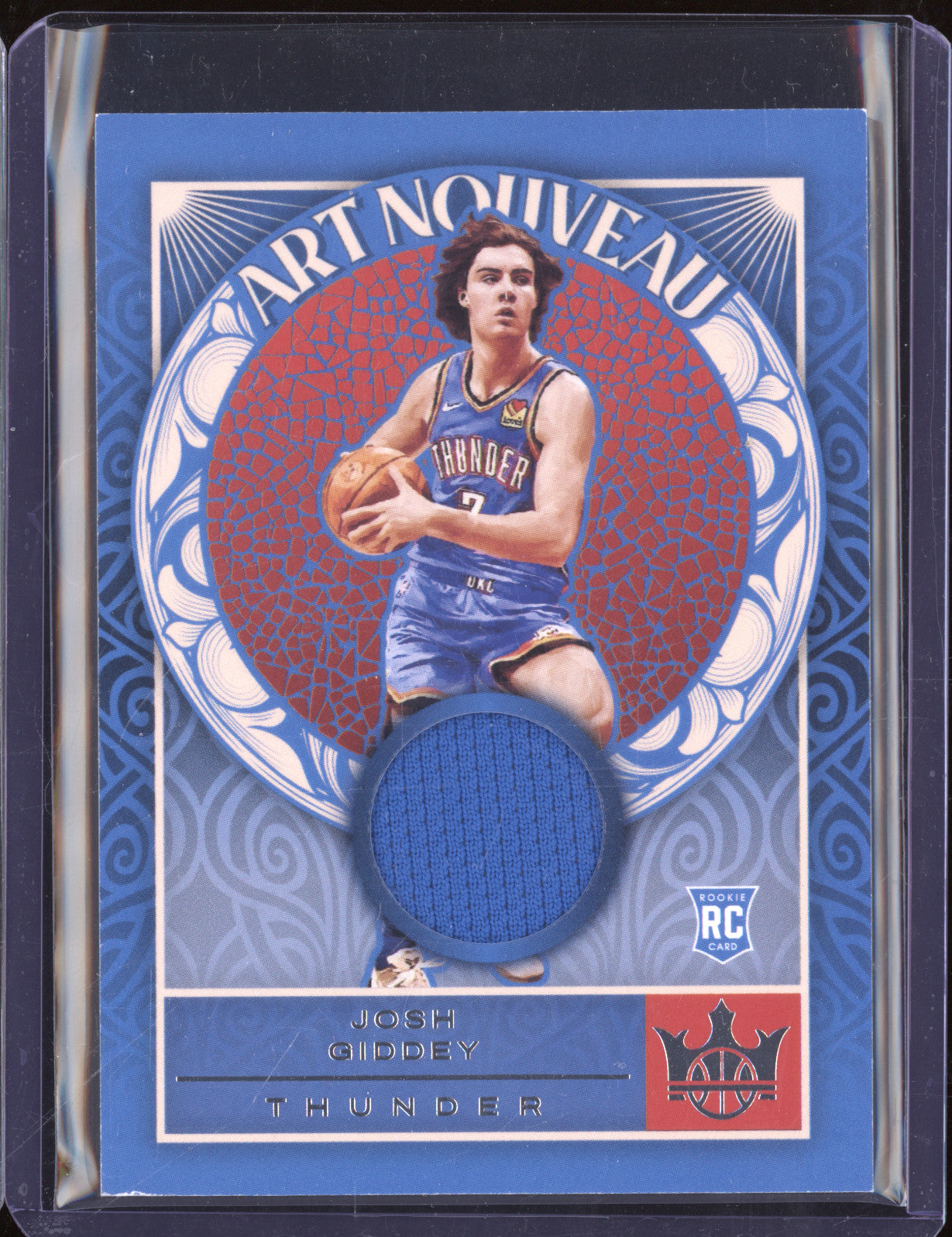 Josh Giddey 2021-22 Panini Court Kings AN-JGI Art Nouveau RC
